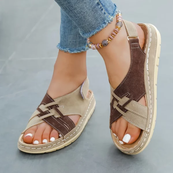Sandales confort à brides croisées – Image 6
