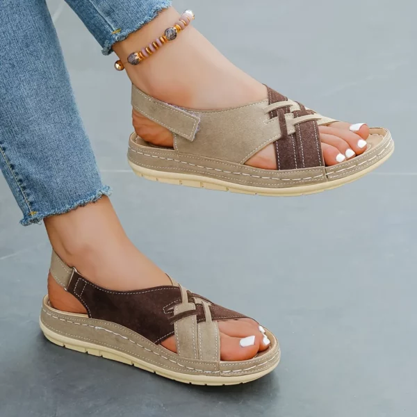 Sandales confort à brides croisées – Image 4