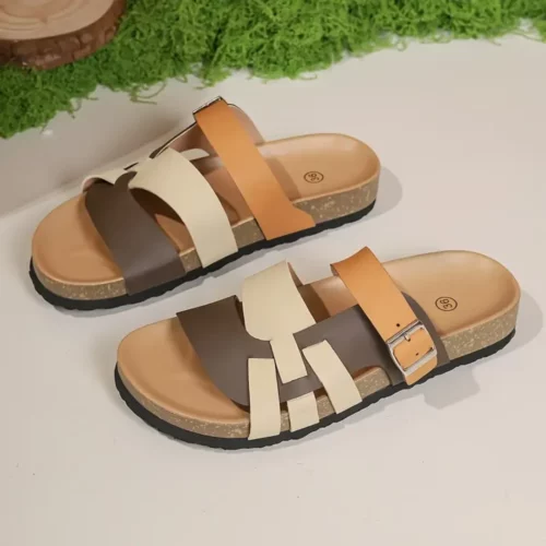 Sandales été femme boucle