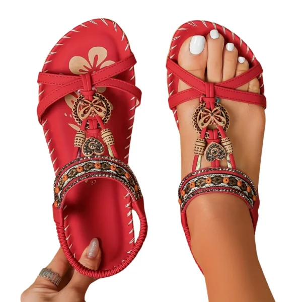 Sandales ethniques femme confort été – Image 13