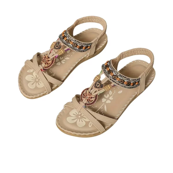 Sandales ethniques femme confort été – Image 4
