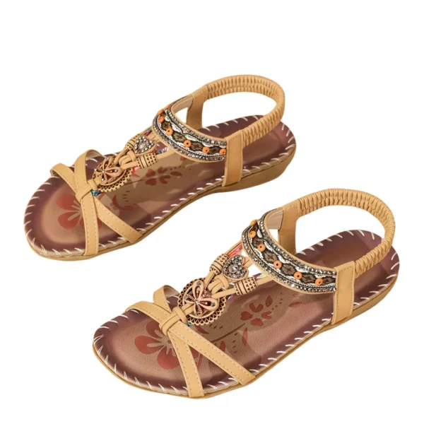 Sandales ethniques femme confort été – Image 5