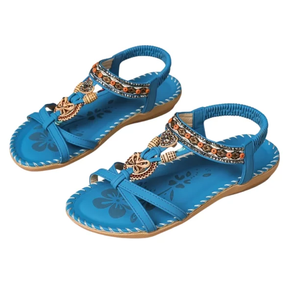 Sandales ethniques femme confort été – Image 7