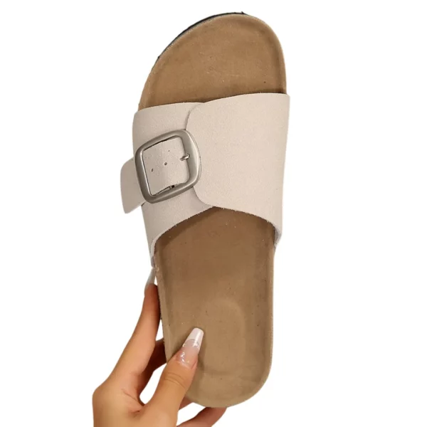Sandales femme boucle large confort – Image 5