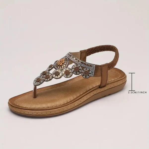 Sandales ornées bohème pour femme – look estival chic et confort tout au long de la journée – Image 7