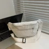 Sac banane femme en velours côtelé – léger et grande capacité