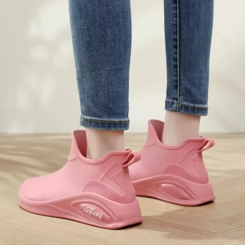 Bottes de pluie femme en caoutchouc chic – semelle antidérapante confortable