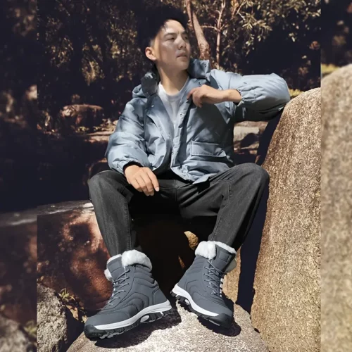 Bottes de neige femme imperméables et chaudes – doublure isolante confortable