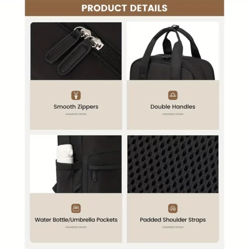 Sac à dos femme ordinateur – design moderne, léger et compatible voyage avion