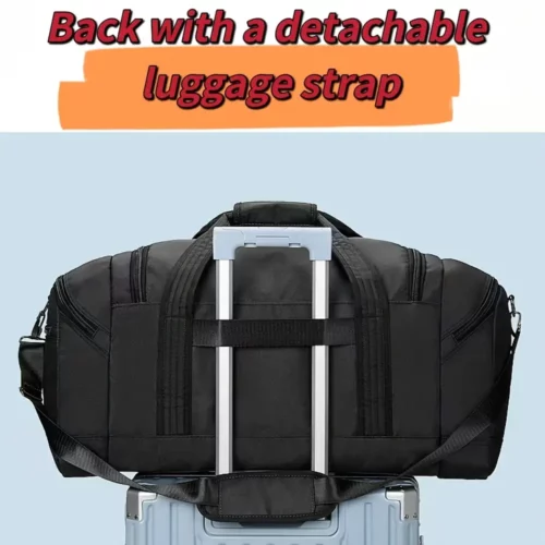 Sac de voyage femme en nylon imperméable – multi-poches et grande capacité