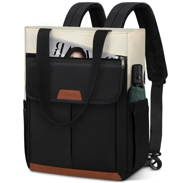 Sac à dos ordinateur femme convertible élégant – compartiment rembourré sécurisé