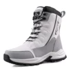 Bottes d'hiver femme doublées polaire – chaussures mi-mollet chaudes élégantes