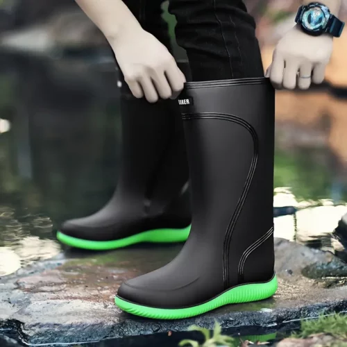 Bottes de pluie femme en caoutchouc imperméables – style chic et entretien facile
