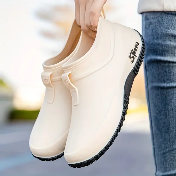 Bottes de pluie femme en caoutchouc antidérapantes – style chic et durable