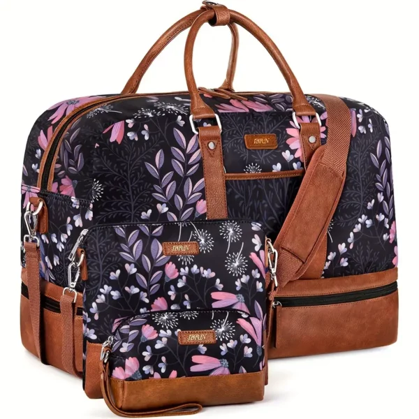 Ensemble de 3 sacs de voyage femme – design élégant et formats assortis