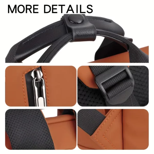 Sac à dos urbain léger unisexe – design épuré compatible ordinateur portable