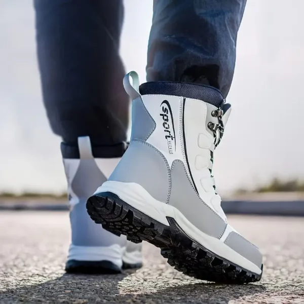 Bottes d'hiver femme doublées polaire – chaussures mi-mollet chaudes élégantes