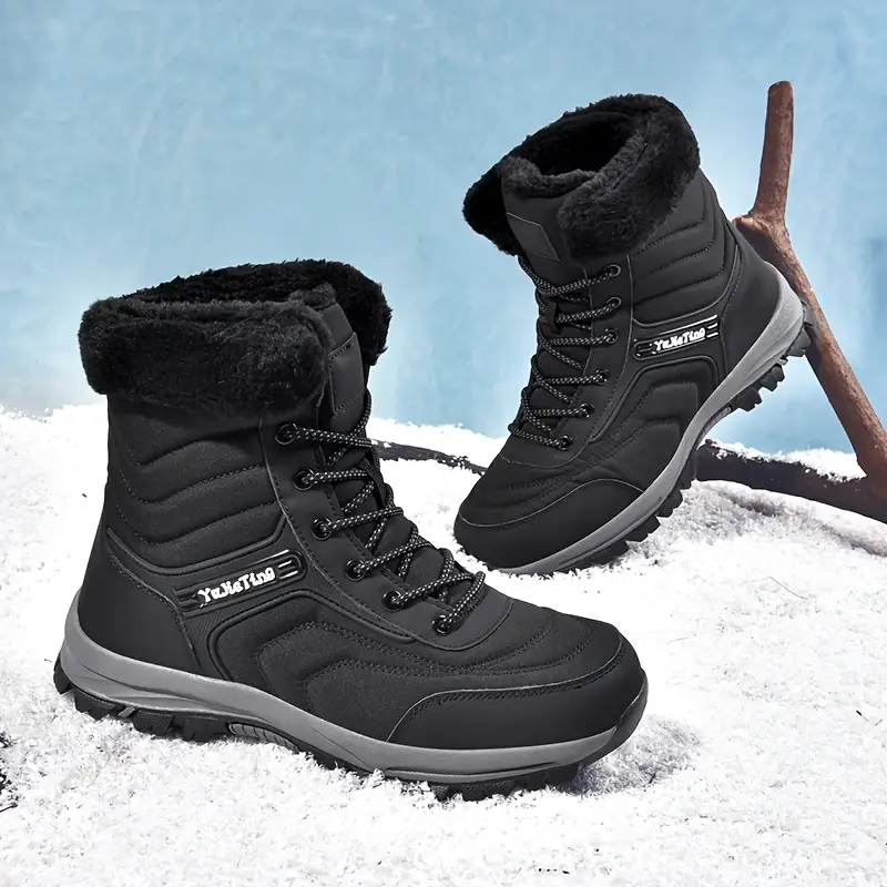 Bottes de neige femme imperméables et chaudes – doublure isolante confortable