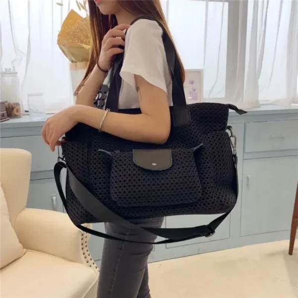 Sac week-end femme en nylon pliable – léger et imperméable pour voyage
