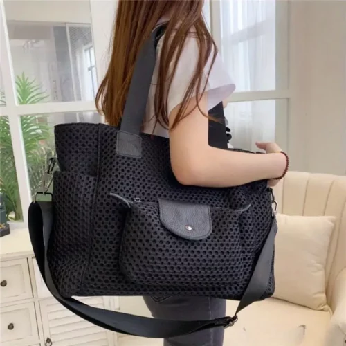 Sac week-end femme en nylon pliable – léger et imperméable pour voyage