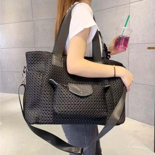 Sac week-end femme en nylon pliable – léger et imperméable pour voyage