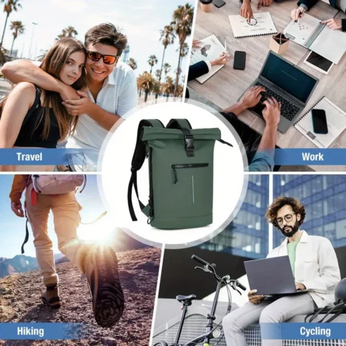 Sac à dos ordinateur femme style urbain – compartiment protégé et look élégant