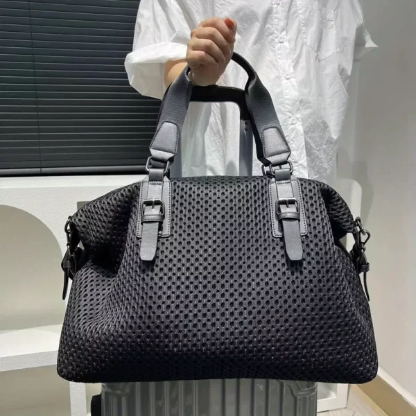 Sac week-end femme en nylon imperméable – fourre-tout de voyage élégant