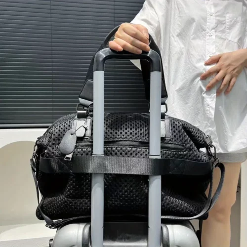 Sac week-end femme en nylon imperméable – fourre-tout de voyage élégant