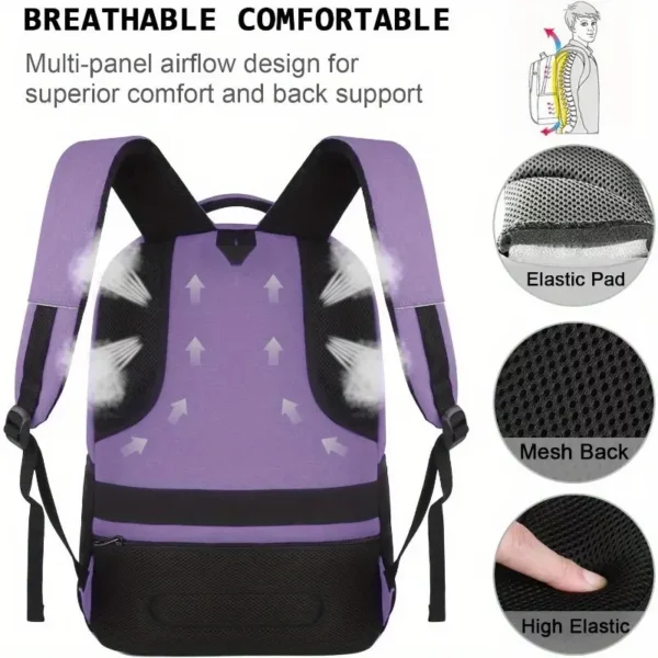 Sac à dos femme antivol pour ordinateur portable – design fin et élégant
