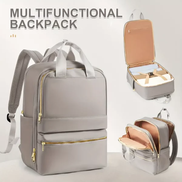 Sac à dos femme léger et imperméable – design urbain grande capacité