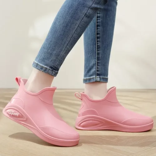 Bottes de pluie femme en caoutchouc chic – semelle antidérapante confortable