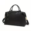 Sac de voyage femme élégant – bandoulière amovible et boucles dorées