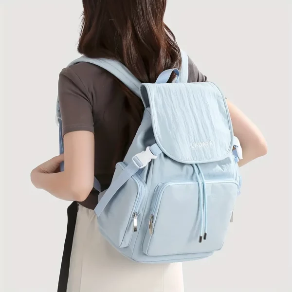 Sac à dos femme nylon léger – élégant et fonctionnel pour travail ou université