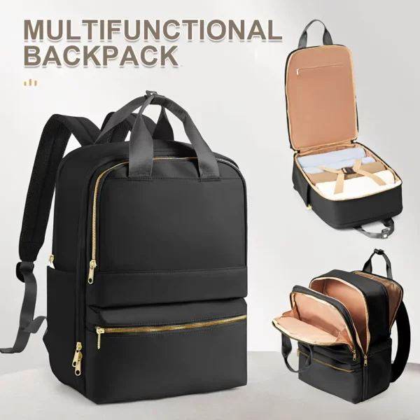 Sac à dos femme léger et imperméable – design urbain grande capacité