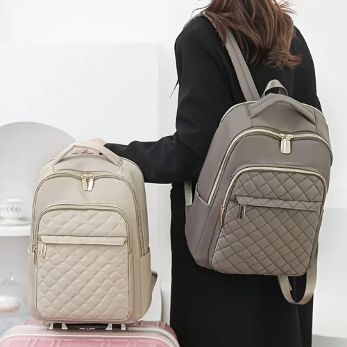 Sac à dos femme en nylon imperméable – style urbain léger et tendance