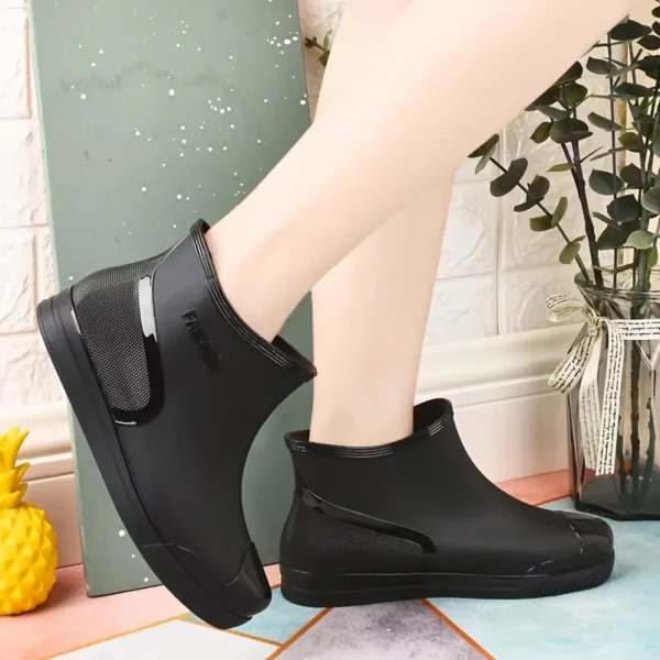 Bottes de pluie femme en caoutchouc antidérapantes – style chic et léger