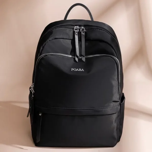 Sac à dos femme léger en tissu Oxford – design élégant avec compartiments multiples
