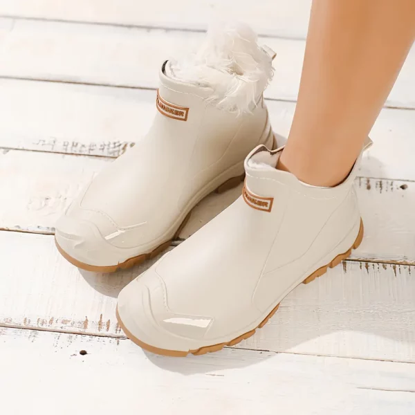 Bottes de pluie femme élégantes en caoutchouc – style chic et imperméable