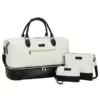 Sac de voyage femme 3 pièces – cabines avec compartiment chaussures en nylon