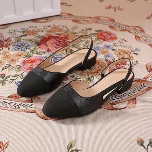 Escarpins femme à petit talon – bout pointu élégant et confort mariage