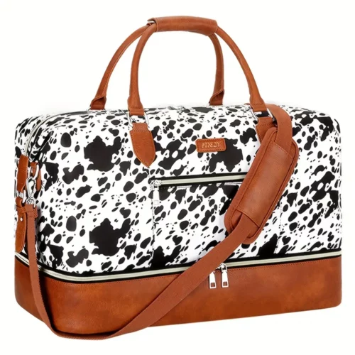 Sac week-end femme en tissu Oxford imperméable – design élégant et pratique