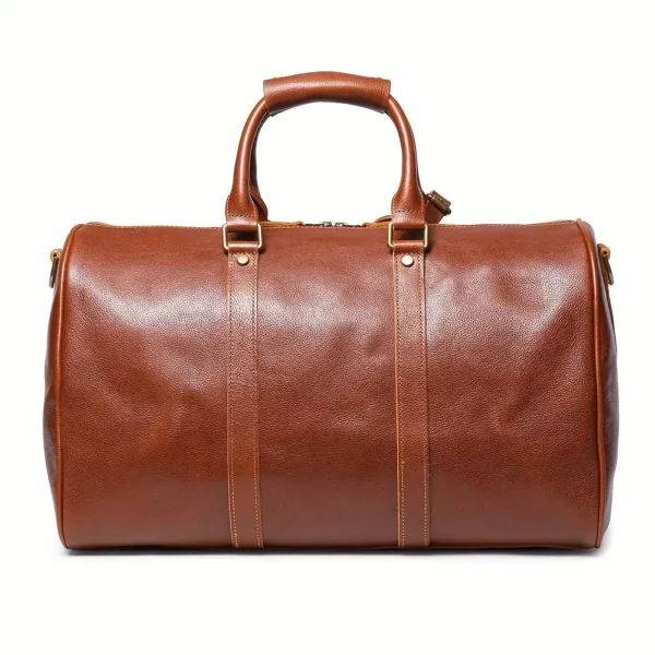 Sac week-end femme en cuir véritable – style décontracté et élégant