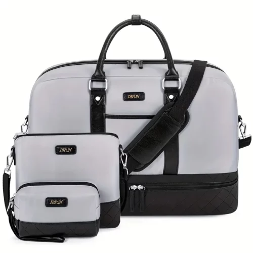 Ensemble de 3 sacs de voyage femme – design élégant et formats assortis