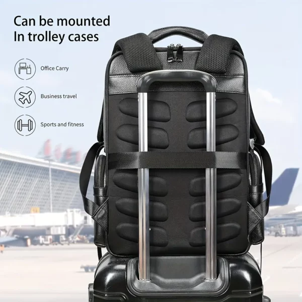 Sac à dos femme cuir véritable – élégant et fonctionnel pour ordinateur portable