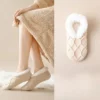 Chaussons chaussettes polaires femme antidérapants – intérieur hiver cocooning