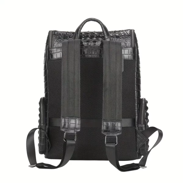 Sac à dos cuir femme convertible – compartiment PC et poches multifonctions