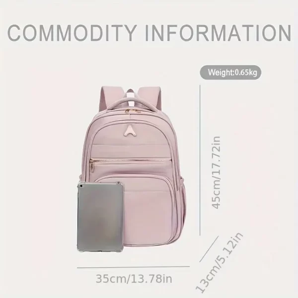 Sac à dos femme léger en nylon – style urbain élégant pour usage quotidien