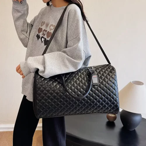 Sac week-end femme élégant – sac de voyage tote polyvalent à main