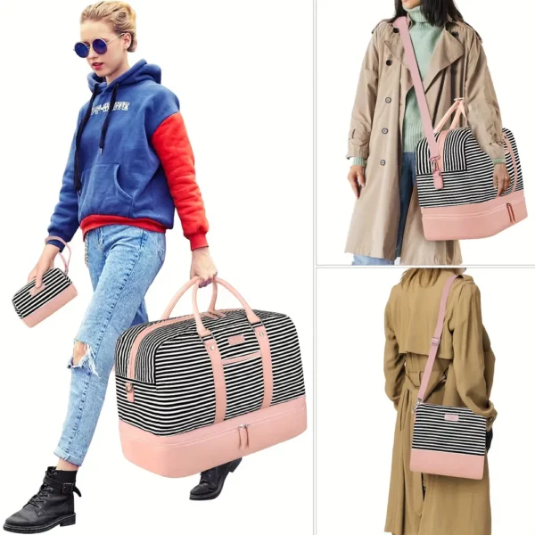 Ensemble de 3 sacs de voyage femme – design élégant et formats assortis