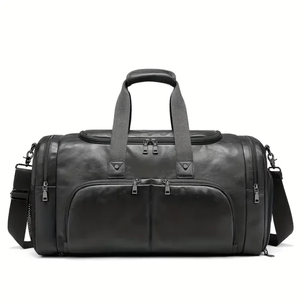 Sac de voyage femme style vintage en similicuir – grande capacité élégante
